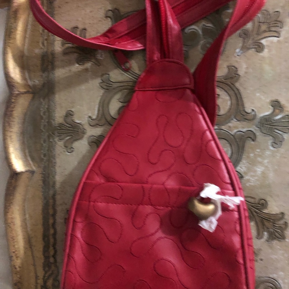 Red Quilted Sling Bag - Unbranded